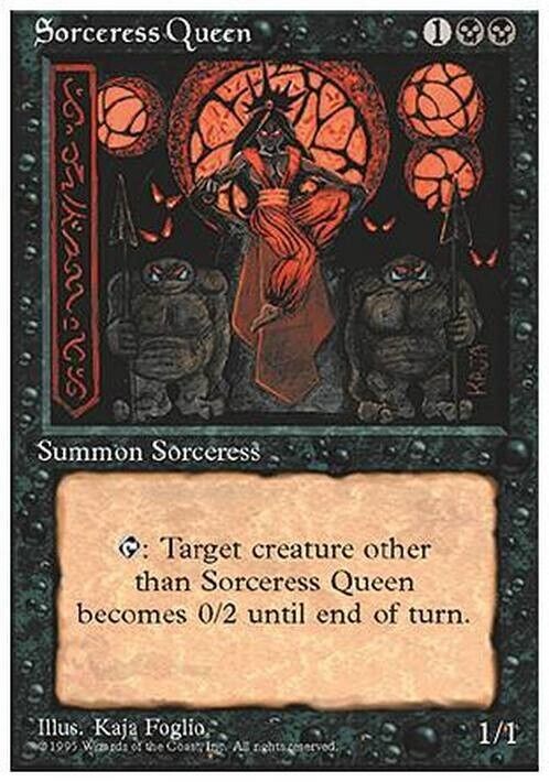 Sorceress Queen ~ Fourth Edition [ Excellent ] [ Magic MTG ]