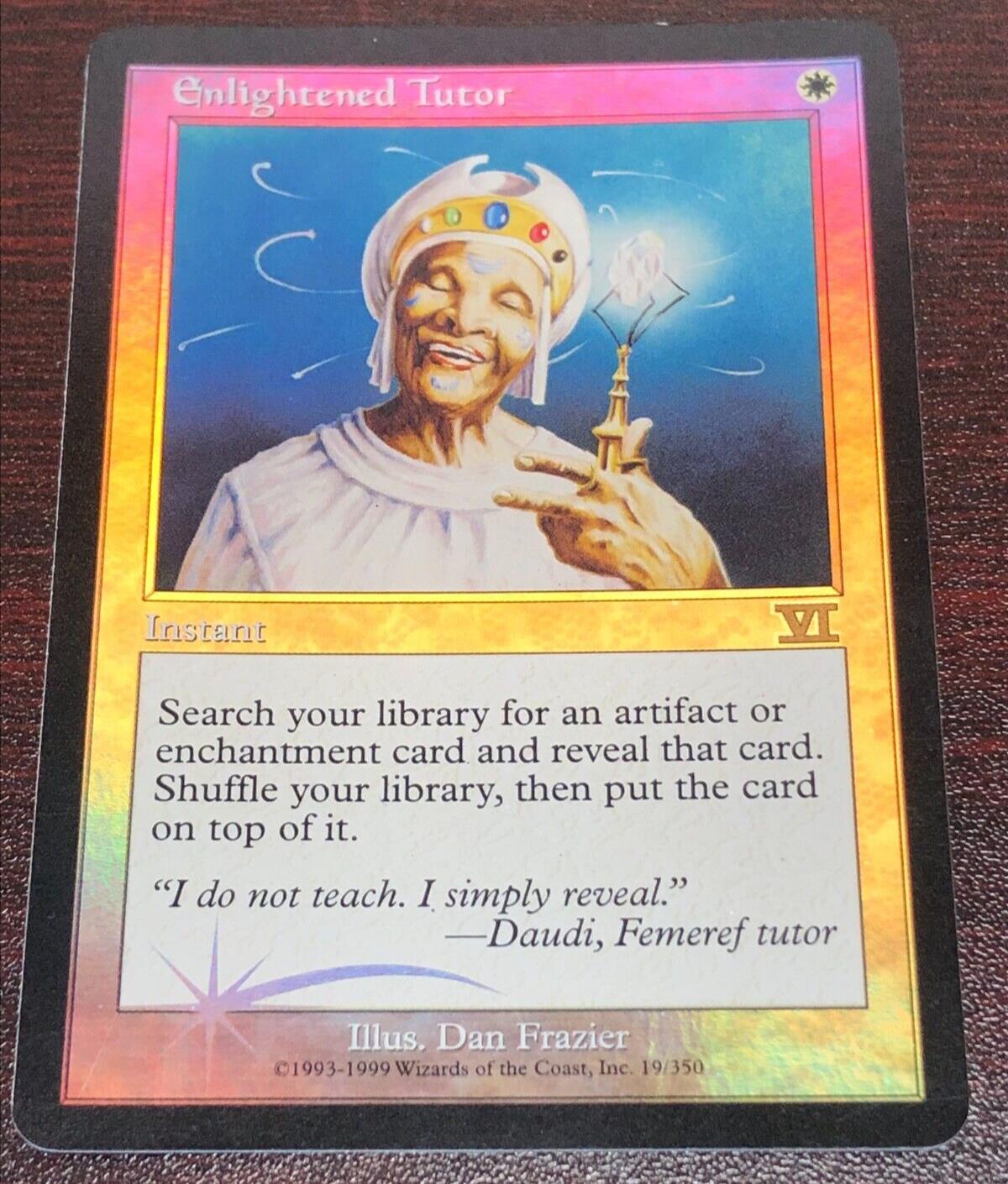 FOIL Enlightened Tutor ~ Arena League Promos [ Excellent+ ] [ Magic MTG ] - London Magic Traders Limited