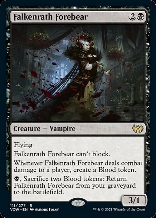 Falkenrath Forebear ~ Crimson Vow [ NearMint ] [ Magic MTG ] - London Magic Traders Limited