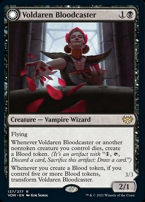Voldaren Bloodcaster / Bloodbat Summoner ~ Crimson Vow [ NM ] [ Magic MTG ] - London Magic Traders Limited