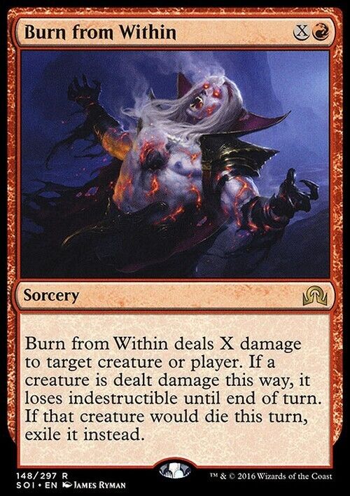 Burn from Within ~ Shadows over Innistrad [ Excellent ] [ Magic MTG ] - London Magic Traders Limited