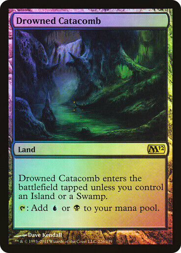 FOIL Drowned Catacomb ~ Magic 2012 [ NM ] [ Magic MTG ] - London Magic Traders Limited
