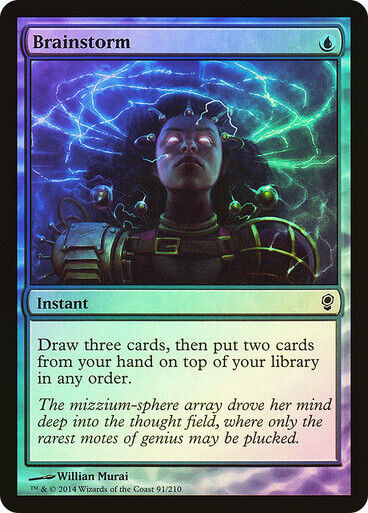 FOIL Brainstorm ~ Conspiracy [ Excellent ] [ Magic MTG ] - London Magic Traders Limited