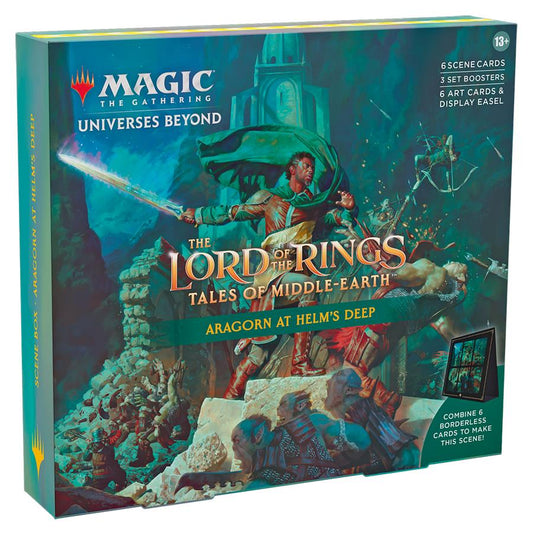 Aragorn at Helm’s Deep HOLIDAY SCENE BOX ~ The Lord of the Rings ~ MTG Sealed - London Magic Traders Limited