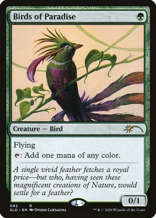 Birds of Paradise #092 ~ Secret Lair [ NearMint ] [ Magic MTG ] - London Magic Traders Limited