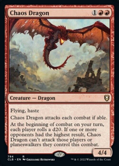 Chaos Dragon ~ Commander Legends 2: Baldur's Gate [ NM ] [ MTG ] - London Magic Traders Limited