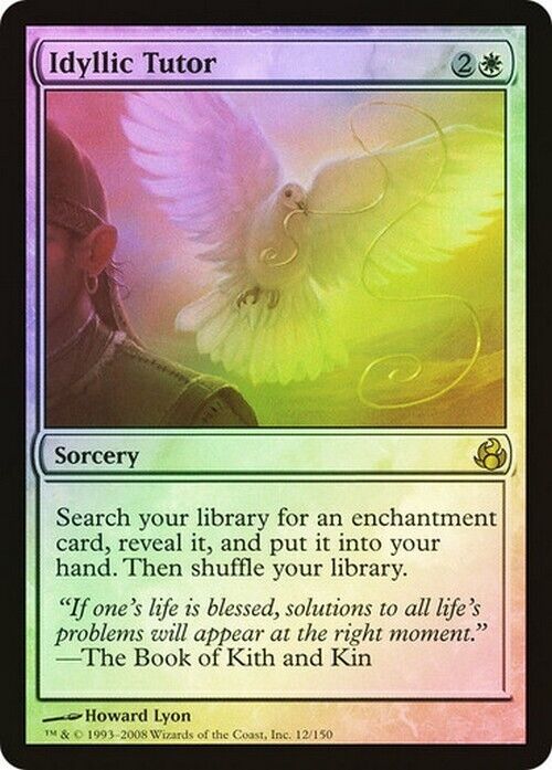 FOIL Idyllic Tutor ~ Morningtide [ MODERATELY PLAYED ] [ Magic MTG ] - London Magic Traders Limited