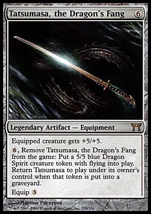 Tatsumasa, the Dragon's Fang ~ Champions of Kamigawa [ Excellent ] [ Magic MTG ] - London Magic Traders Limited