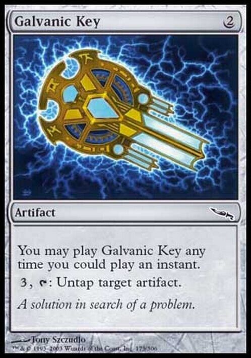 Galvanic Key ~ Mirrodin [ Excellent ] [ Magic MTG ] - London Magic Traders Limited