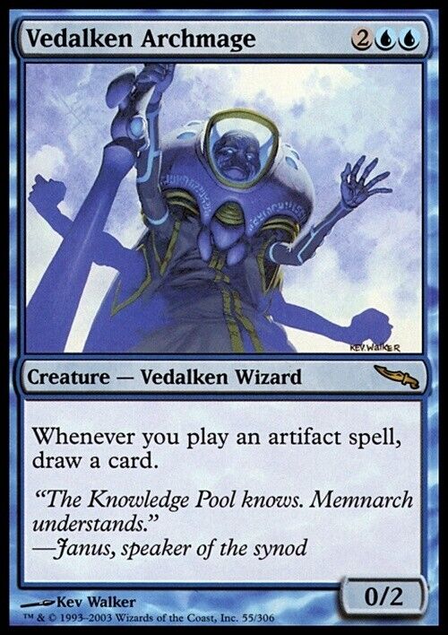 Vedalken Archmage ~ Mirrodin [ Excellent ] [ Magic MTG ] - London Magic Traders Limited