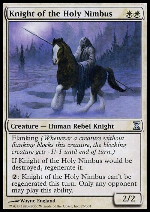 Knight of the Holy Nimbus ~ Time Spiral [ Excellent ] [ Magic MTG ] - London Magic Traders Limited