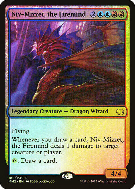 FOIL Niv-Mizzet, the Firemind ~ Modern Masters 2015 [ Excellent ] [ Magic MTG ] - London Magic Traders Limited