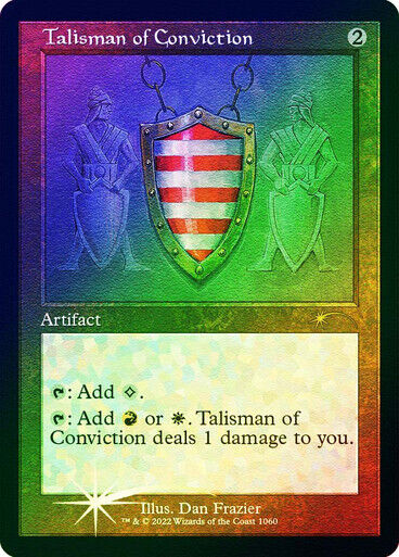 FOIL ETCHED Talisman of Conviction ~ Secret Lair [ NearMint ] [ Magic MTG ] - London Magic Traders Limited