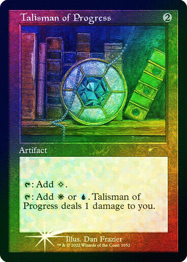 FOIL ETCHED Talisman of Progress ~ Secret Lair [ NearMint ] [ Magic MTG ] - London Magic Traders Limited