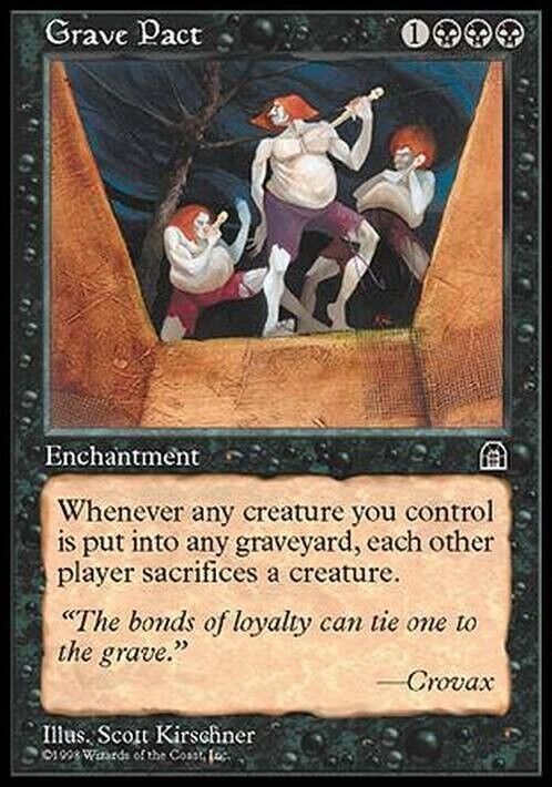 Grave Pact ~ Stronghold [ Excellent ] [ Magic MTG ] - London Magic Traders Limited