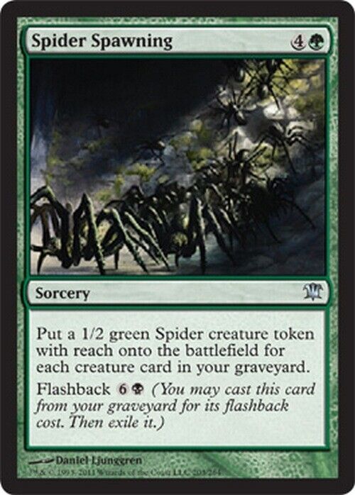 Spider Spawning ~ Innistrad [ Excellent ] [ Magic MTG ] - London Magic Traders Limited