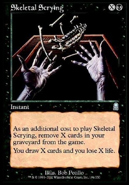Skeletal Scrying ~ Odyssey [ Excellent ] [ Magic MTG ] - London Magic Traders Limited