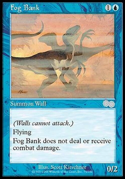 Fog Bank ~ Urza's Saga [ MODERATELY PLAYED ] [ Magic MTG ] - London Magic Traders Limited