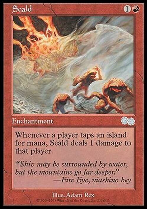 Scald ~ Urza's Saga [ Excellent ] [ Magic MTG ] - London Magic Traders Limited