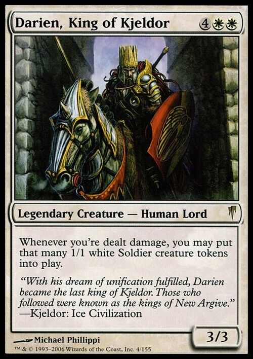 Darien, King of Kjeldor ~ Coldsnap [ Excellent ] [ Magic MTG ] - London Magic Traders Limited