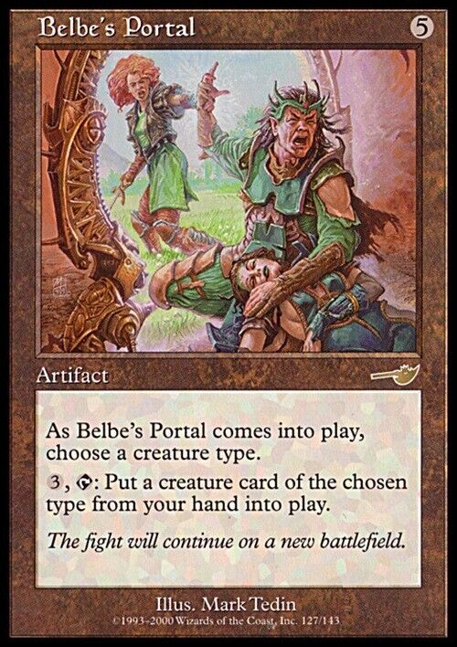 Belbe's Portal ~ Nemesis [ Excellent ] [ Magic MTG ] - London Magic Traders Limited