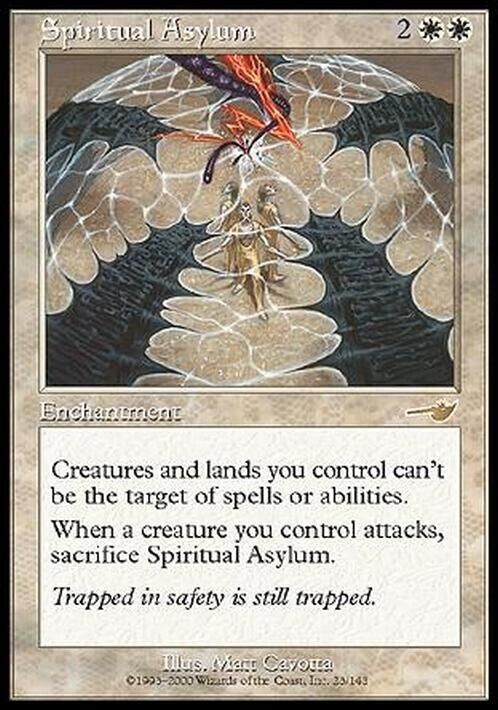 Spiritual Asylum ~ Nemesis [ MODERATELY PLAYED ] [ Magic MTG ] - London Magic Traders Limited
