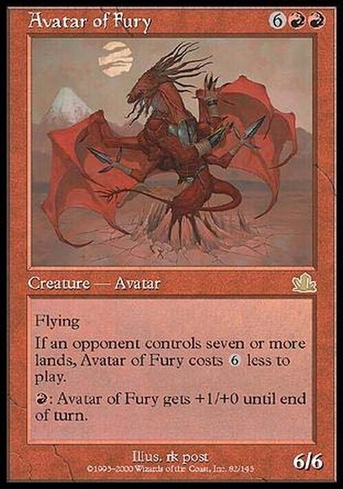 Avatar of Fury ~ Prophecy [ MODERATELY PLAYED ] [ Magic MTG ] - London Magic Traders Limited