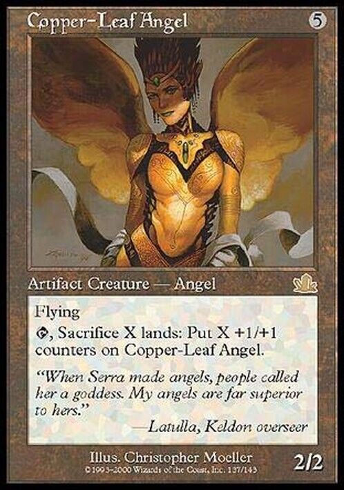 Copper-Leaf Angel ~ Prophecy [ Excellent ] [ Magic MTG ] - London Magic Traders Limited