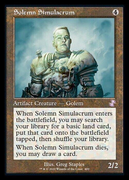 Solemn Simulacrum ~ Time Spiral Remastered [ NearMint ] [ Magic MTG ] - London Magic Traders Limited