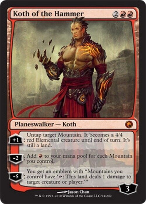 Koth of the Hammer ~ Scars of Mirrodin [ Excellent ] [ Magic MTG ] - London Magic Traders Limited