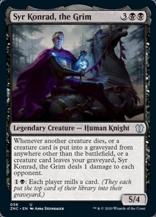 Syr Konrad, the Grim ~ Commander: Zendikar Rising [ NearMint ] [ Magic MTG ] - London Magic Traders Limited