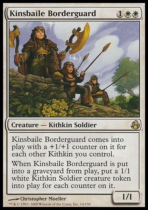 Kinsbaile Borderguard ~ Morningtide [ Excellent ] [ Magic MTG ] - London Magic Traders Limited