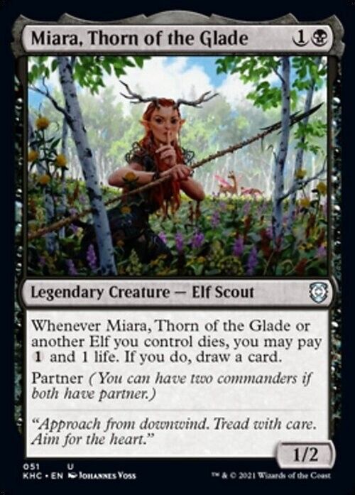 Miara, Thorn of the Glade ~ Commander: Kaldheim [ NearMint ] [ Magic MTG ] - London Magic Traders Limited