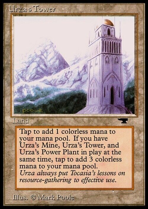 Urza's Tower (Version 2) ~ Antiquities [ MODERATELY PLAYED ] [ Magic MTG ] - London Magic Traders Limited