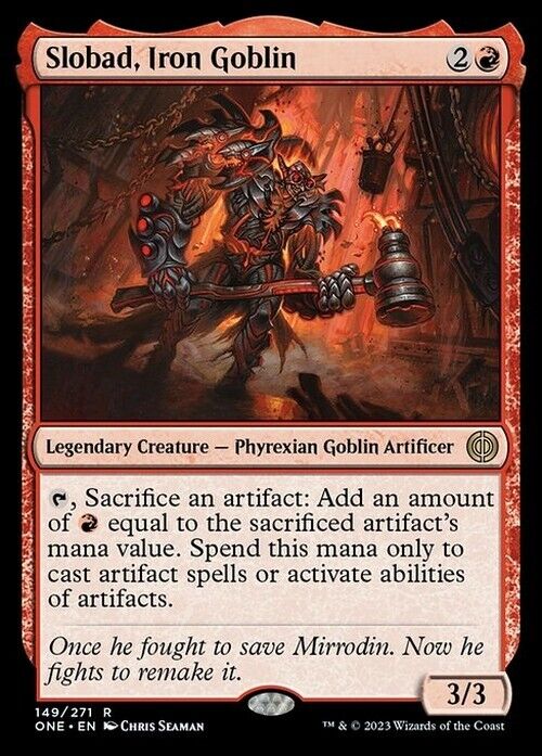 Slobad, Iron Goblin ~ Phyrexia: All Will Be One [ NearMint ] [ Magic MTG ] - London Magic Traders Limited