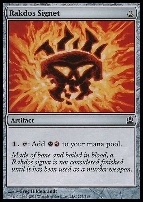 Rakdos Signet ~ Commander 2011 [ Excellent ] [ Magic MTG ] - London Magic Traders Limited