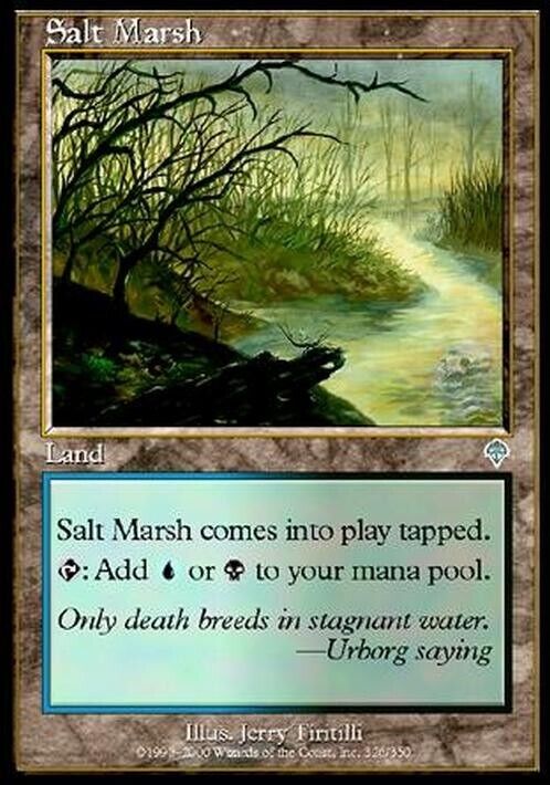 Salt Marsh ~ Invasion [ MODERATELY PLAYED ] [ Magic MTG ] - London Magic Traders Limited