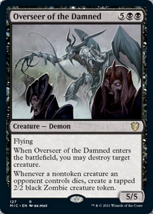 Overseer of the Damned ~ Commander: Midnight Hunt [ NearMint ] [ Magic MTG ] - London Magic Traders Limited