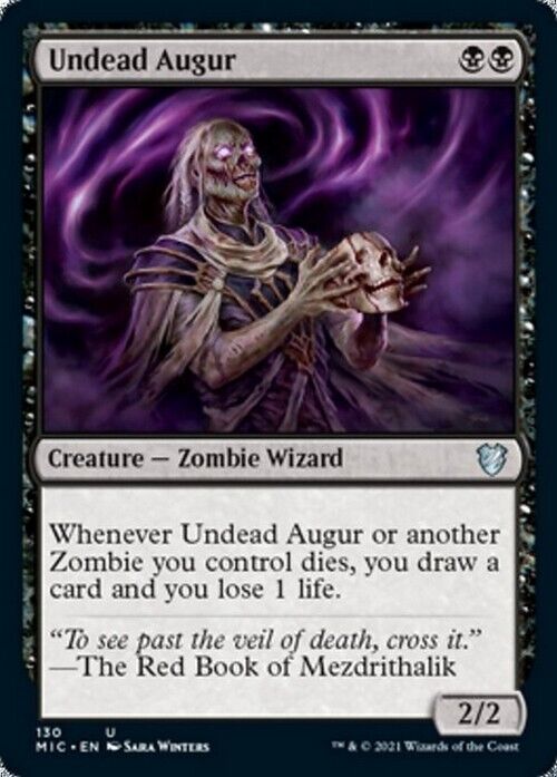 Undead Augur ~ Commander: Midnight Hunt [ NearMint ] [ Magic MTG ] - London Magic Traders Limited