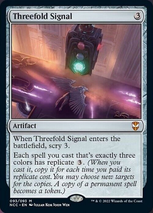 Threefold Signal ~ Commander: Streets of New Capenna [ NM ] [ Magic MTG ] - London Magic Traders Limited