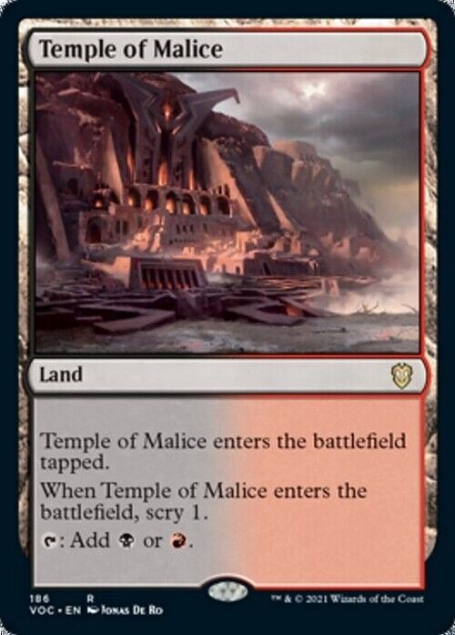 Temple of Malice ~ Commander: Crimson Vow [ NM ] [ Magic MTG ] - London Magic Traders Limited