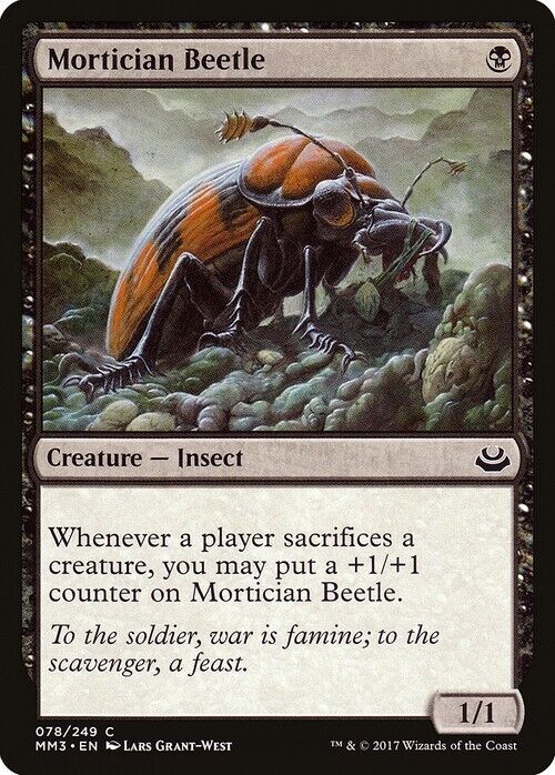 Mortician Beetle ~ Modern Masters 2017 [ Excellent ] [ Magic MTG ] - London Magic Traders Limited