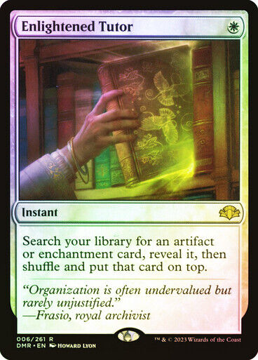 FOIL Enlightened Tutor ~ Dominaria Remastered [ NM ] [ Magic MTG ] - London Magic Traders Limited