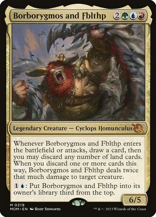 Borborygmos and Fblthp ~ March of the Machine [ NearMint ] [ Magic MTG ] - London Magic Traders Limited