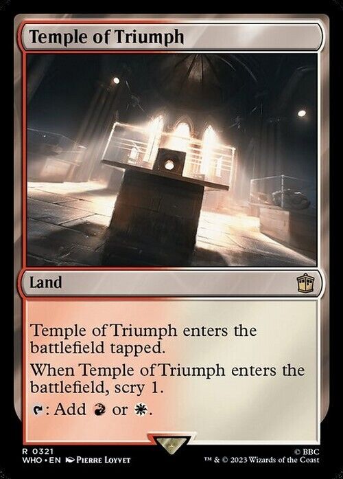 Temple of Triumph ~ Commander: Doctor Who [ NearMint ] [ Magic MTG ] - London Magic Traders Limited