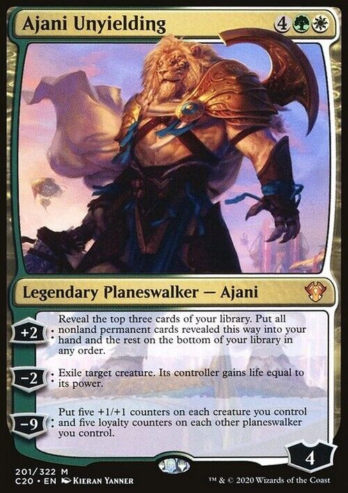 Ajani Unyielding ~ Commander: Ikoria [ NearMint ] [ Magic MTG ] - London Magic Traders Limited