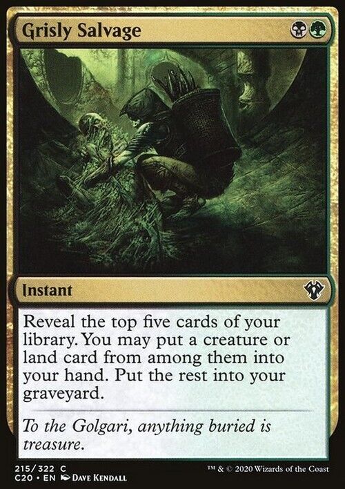 Grisly Salvage ~ Commander: Ikoria [ NearMint ] [ Magic MTG ] - London Magic Traders Limited