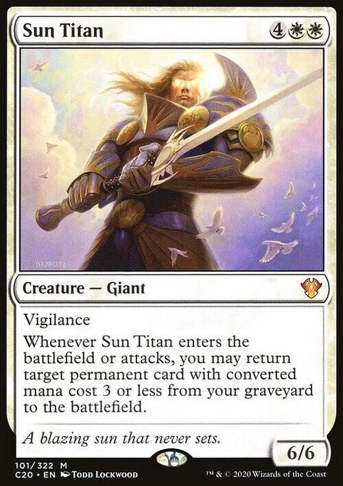 Sun Titan ~ Commander: Ikoria [ NearMint ] [ Magic MTG ] - London Magic Traders Limited