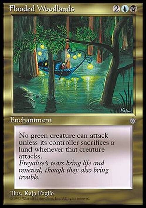 Flooded Woodlands ~ Ice Age [ Excellent ] [ Magic MTG ] - London Magic Traders Limited