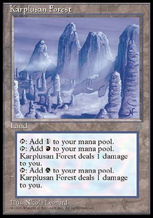 Karplusan Forest ~ Ice Age [ NearMint ] [ Magic MTG ] - London Magic Traders Limited